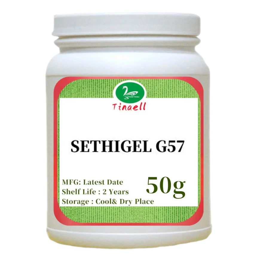 

Hot Supply SETHIGEL G57 emulsifier SETHIC cold made emulsifier cream emulsifier non rubbing mud skincare cosmetic raw materials