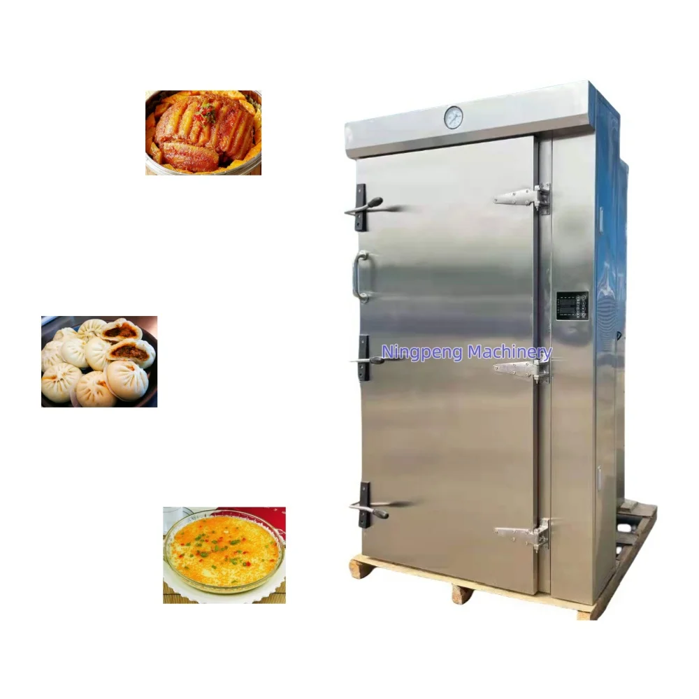 Nutribuller Commercial Kitchen Equipment 12 Tray SS304 NP Brand Baby Food & Bakery Steamer Machine for Rice Steaming