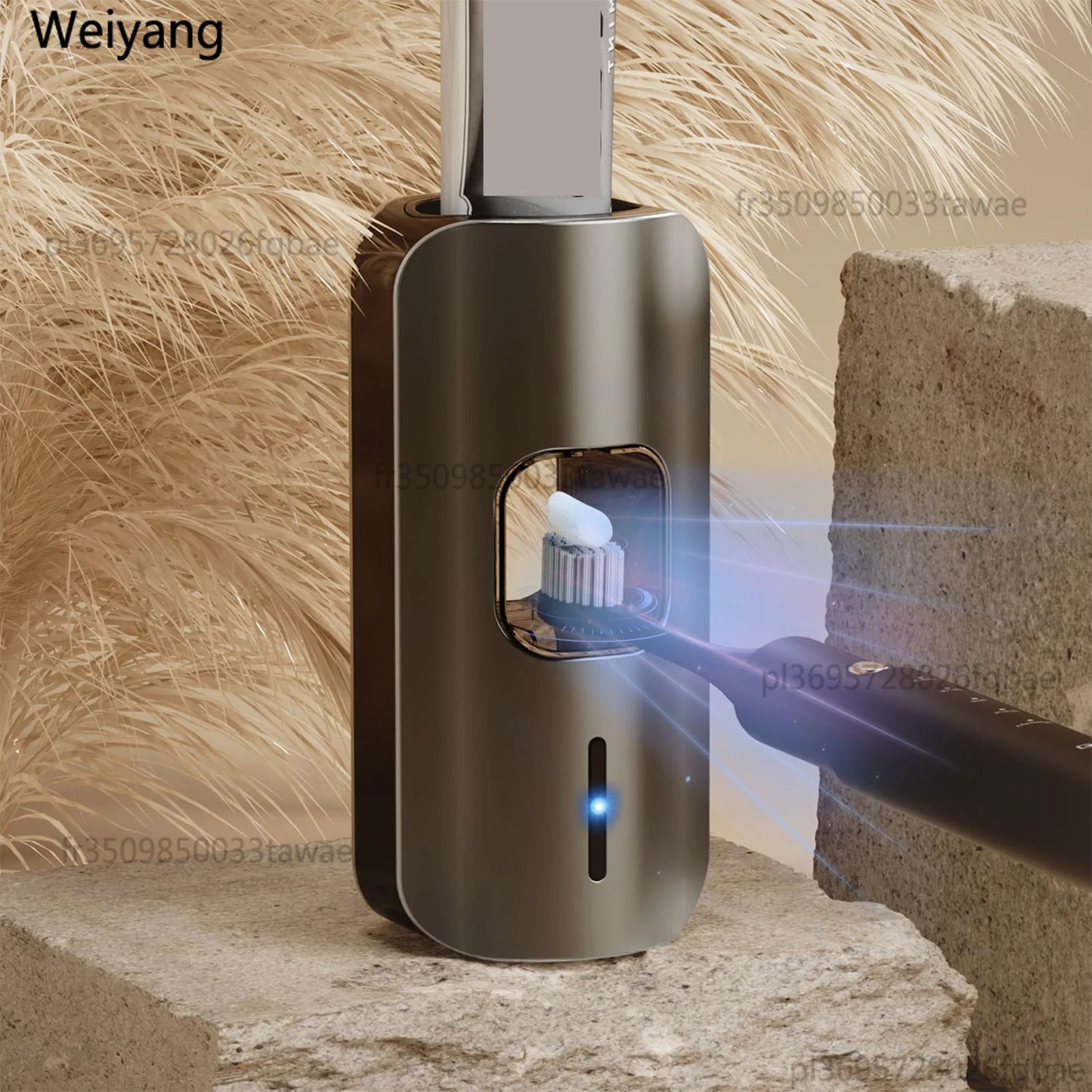 موزع معجون أسنان أوتوماتيكي ذكي، عصارة معجون أسنان طويلة الأمد خالية من اللكمات للحمام العائلي #1