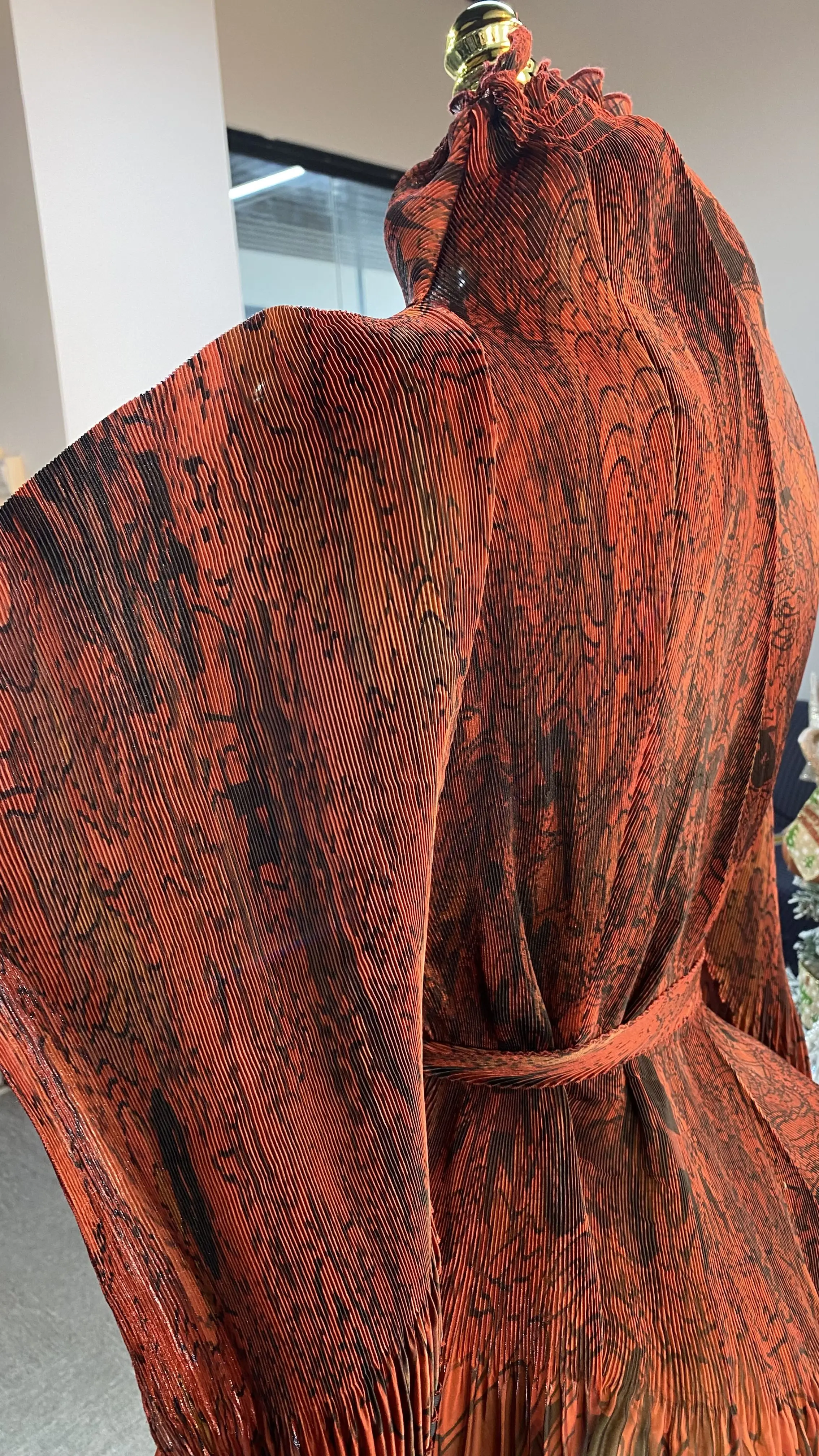 Vestido transpirable de verano, vestido de noche elegante y de alta gama, mangas abullonadas, lujosa silueta de corte A-GZXX381