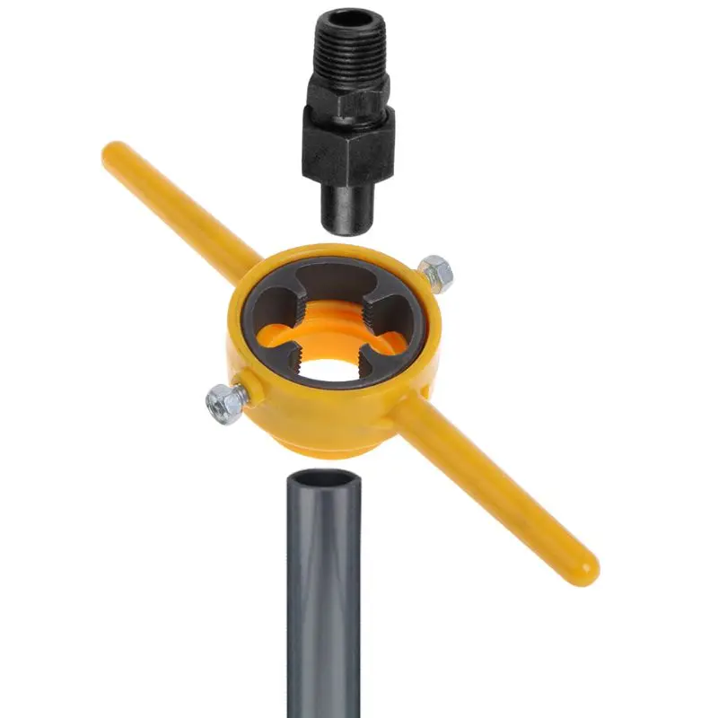 مجموعة أدوات صانع الخيوط البلاستيكية NPT يموت مجموعة الأنابيب عراف للمضخات الأنابيب أداة يدوية #1