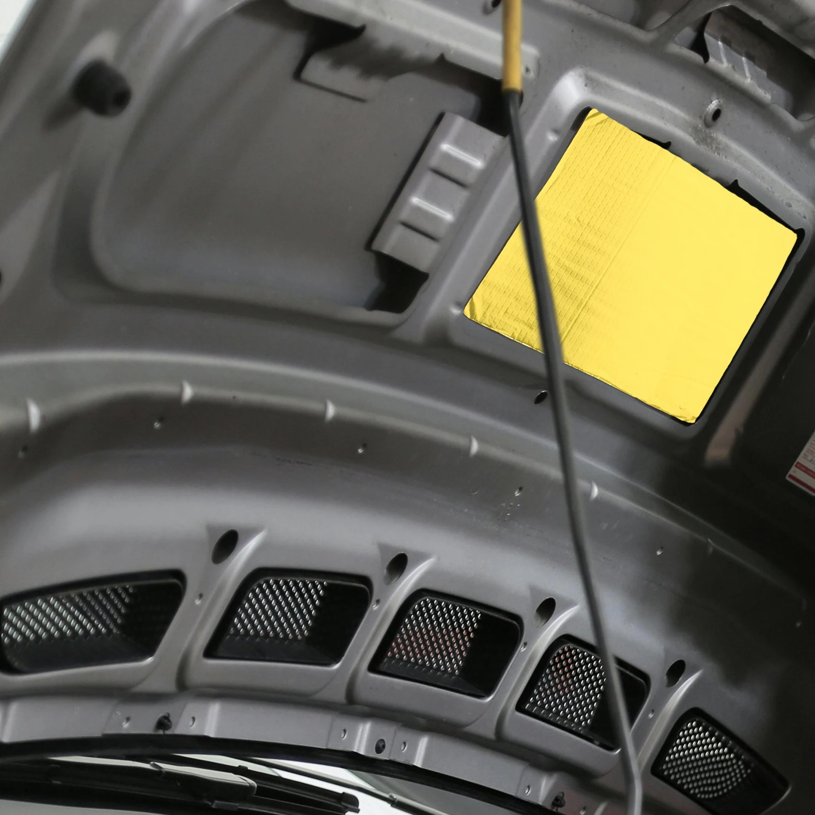 

10 Pcs Car Sound Insulation Cotton Deadener Aluminum Foil Heat Shield Mat Soundproofing Material Engine Hood Pad Thermal