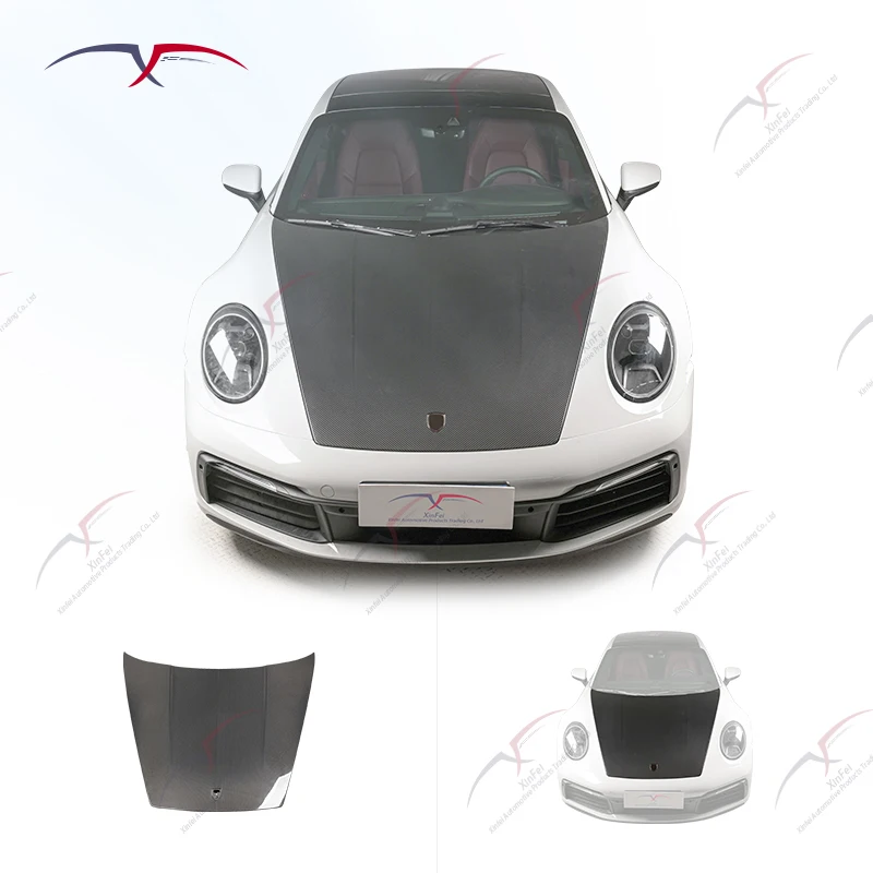 

Car Hood Modification Original Carbon Fiber Car Hood for 992 2019-2023 Body Kit Upgraded Accessories
