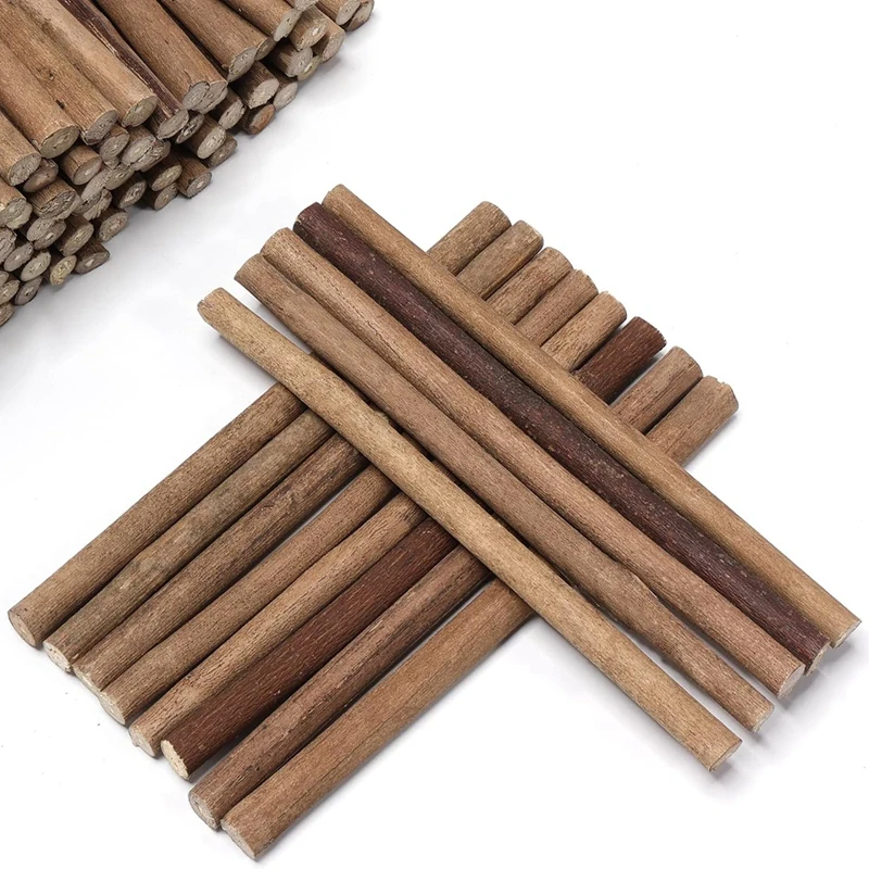 120Pcs 6 Inch Long Wood Sticks For Crafts, For Decoration, DIY Crafts Photo Props