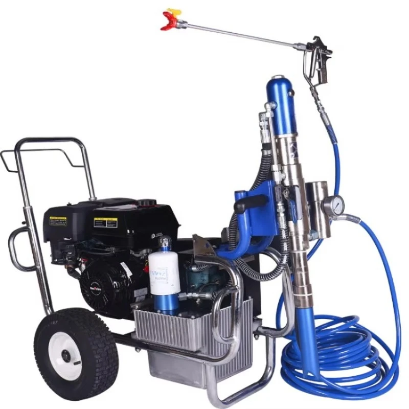 Large High-Pressure Airless Engine Spraying Machine Multifunctional Putty Powder Latex Paint Coating Spray