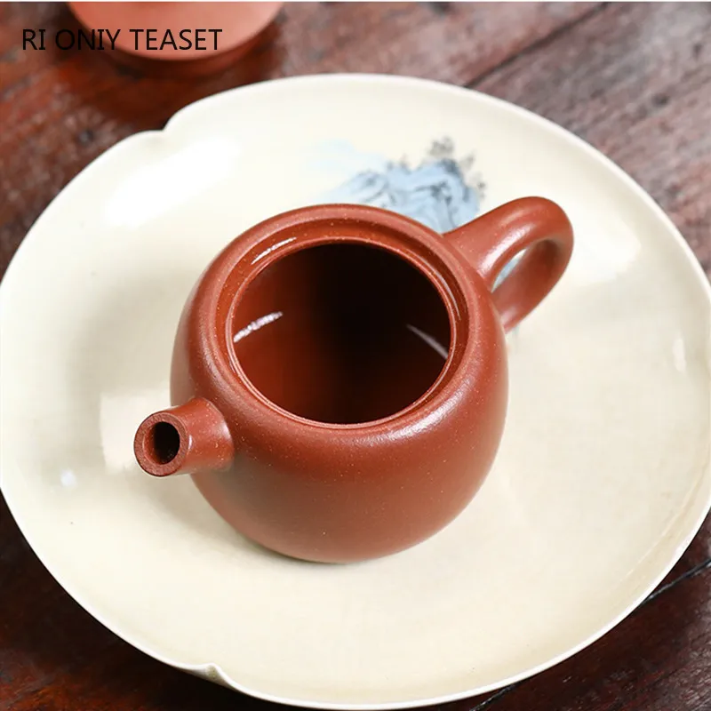 110ml Yixing Handmade Purple Clay Teapots Small Capacity Famous Tea Pot Teaware Beauty Kettle Chinese Authentic Zisha Tea Set