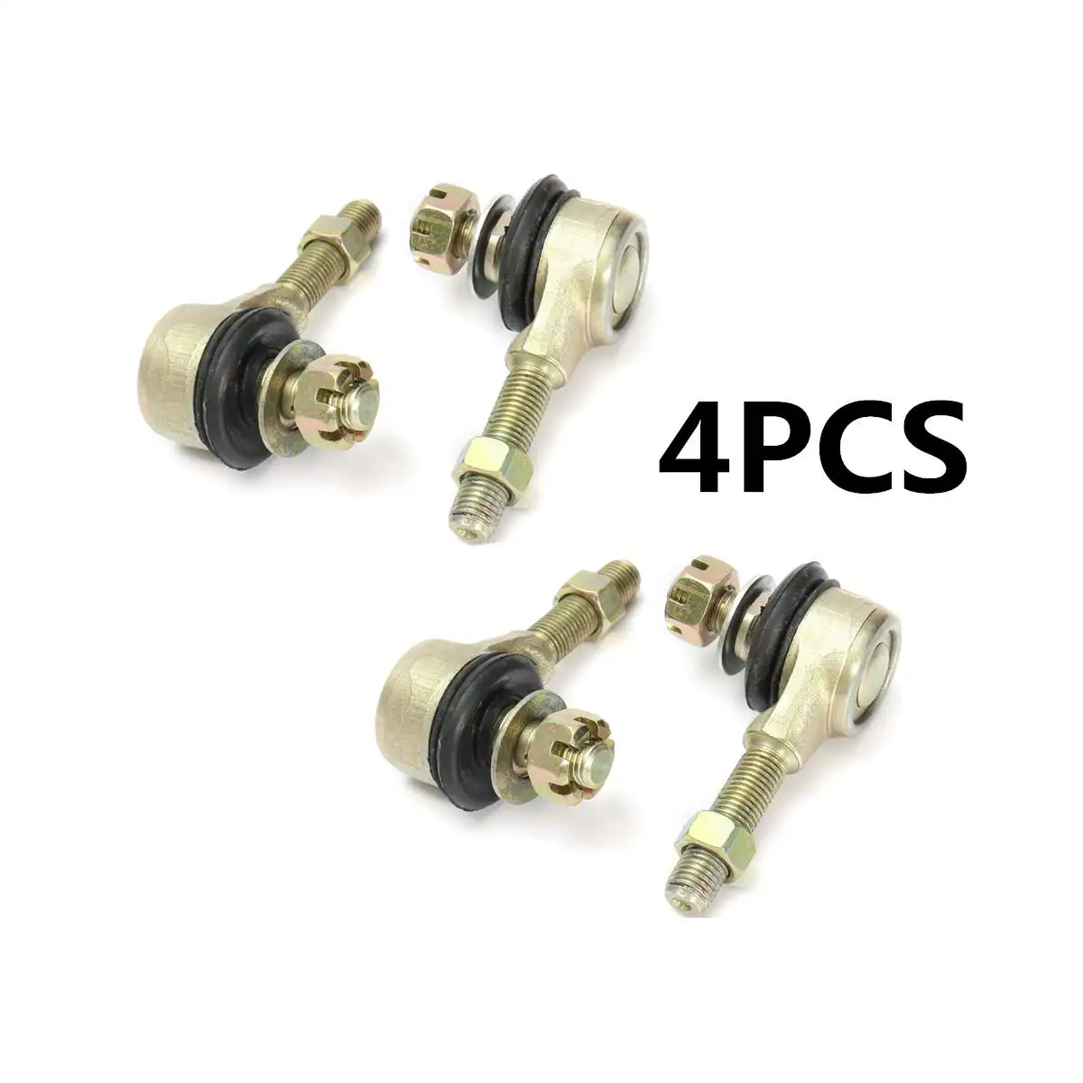 

4pcs 10mm M10 Tie Rod Ball Joint for 50cc 70cc 90cc 110cc 125cc 150cc 200cc 250cc 300cc ATV Quad Bike 4-wheeler