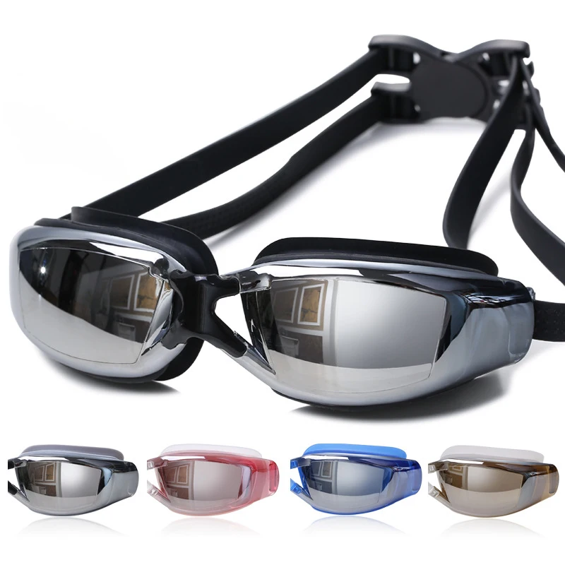 

Professional Adult Anti-fog Protection Lens Men Women Swimming Goggles Waterproof Adjustable Silicone Swim Glasses
