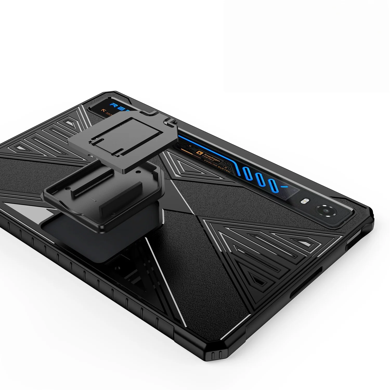 Protective Case for RedMagic Astra2/Tablet 5 Pro,Flexible Sleeve TPU Cover Shell with Air Cushion Corner, Built-in Folding Stand
