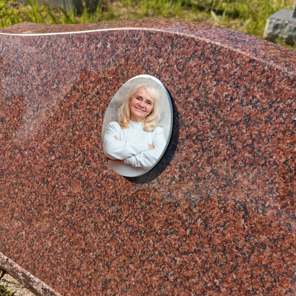 2D Flat Not 3D 1pc Custom Photo Memorial Headstone Tile Personalized Remembrance Gift for Holidays Pet Memorial Decor