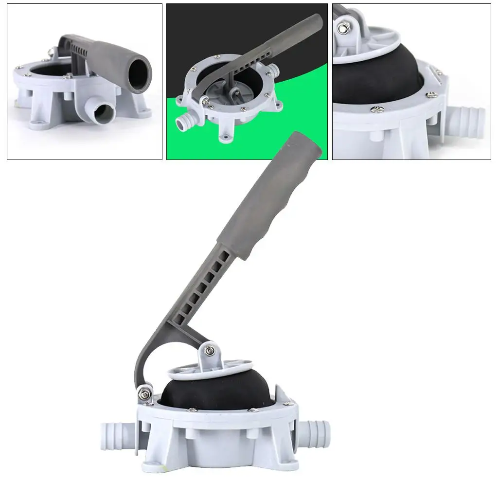 

Manual Hand Bilge Waste Water Transfer Pump Sturdy Diaphragm Design for Boat Marine Use