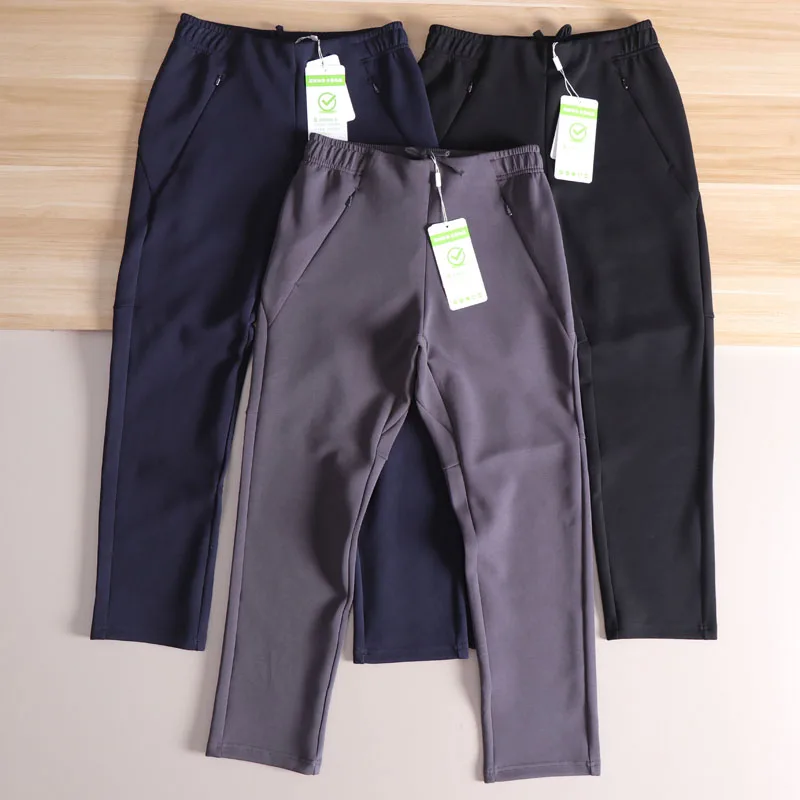 

Мужские повседневные спортивные брюки с 3D пошивкой воздушного слоя, универсальные длинные брюки для отдыха на открытом воздухе, прямые брюки из смеси хлопка и полиэстера