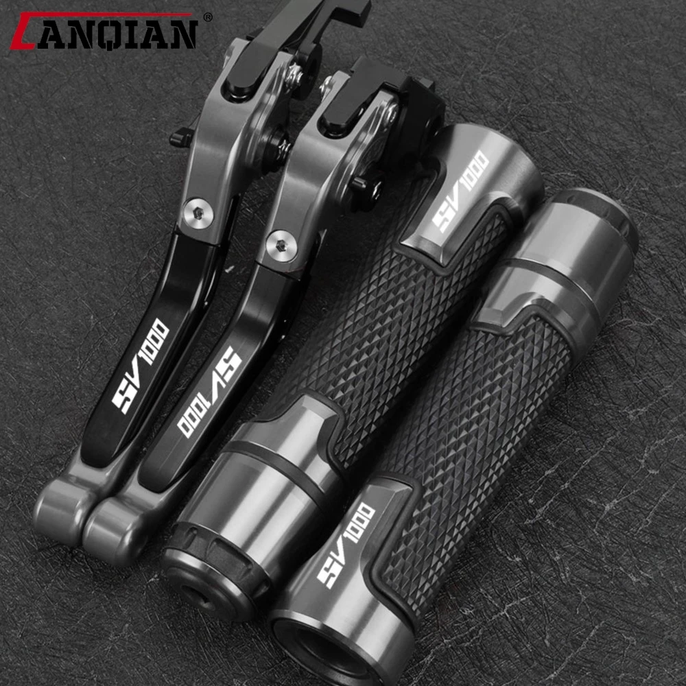 

Brake Clutch Levers Handlebar Grip Handles bar Hand Grips Motorcycle FOR SUZUKI SV1000 SV1000S 2003 2004 2005 2006 2007 2006