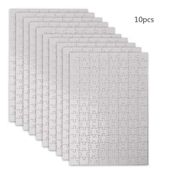 10 Sets Blank Sublimation-Jigsaw A4 A5 Sublimation-Blanks Puzzle for DIY Handmade Puzzles Photo Wall Art 10Pieces/Set