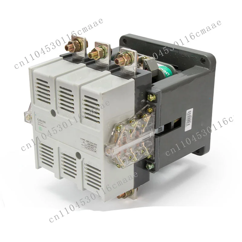 CJ20-250 3-Phase AC Contactor 250A 380V 50/60Hz Surface Mount 4NO+2NC Auxiliary Contacts Parameter 132kW Motor