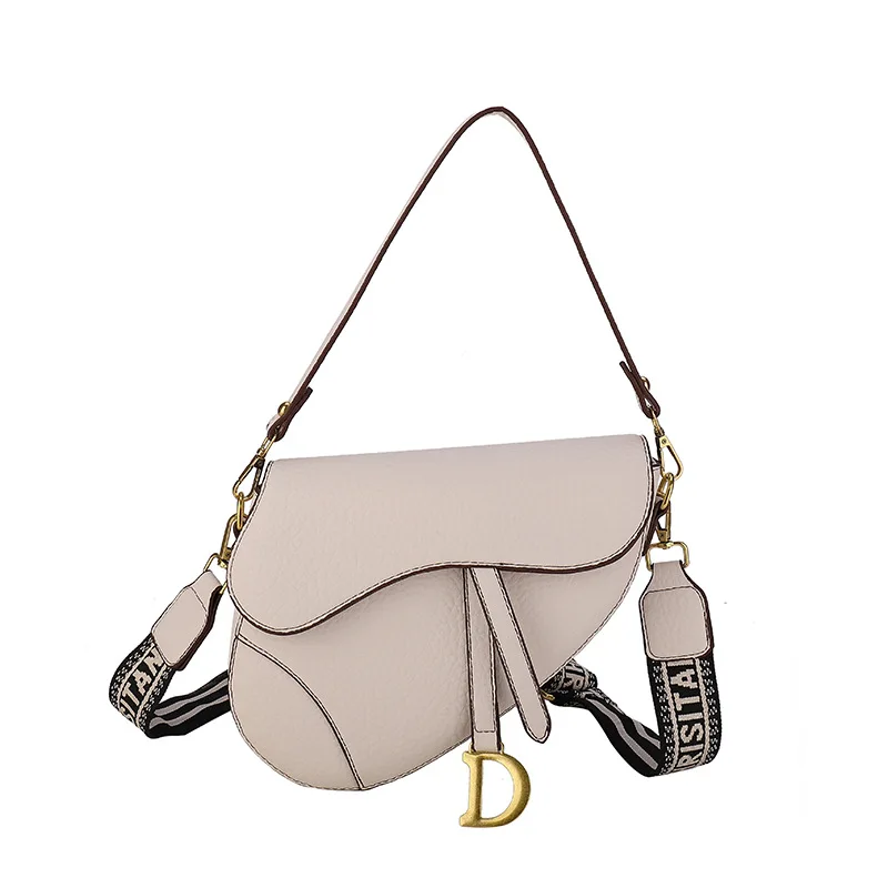 IMJK  24*20*6cm Hot selling light luxury underarm saddle bag, new niche design, casual shoulder crossbody bag bags