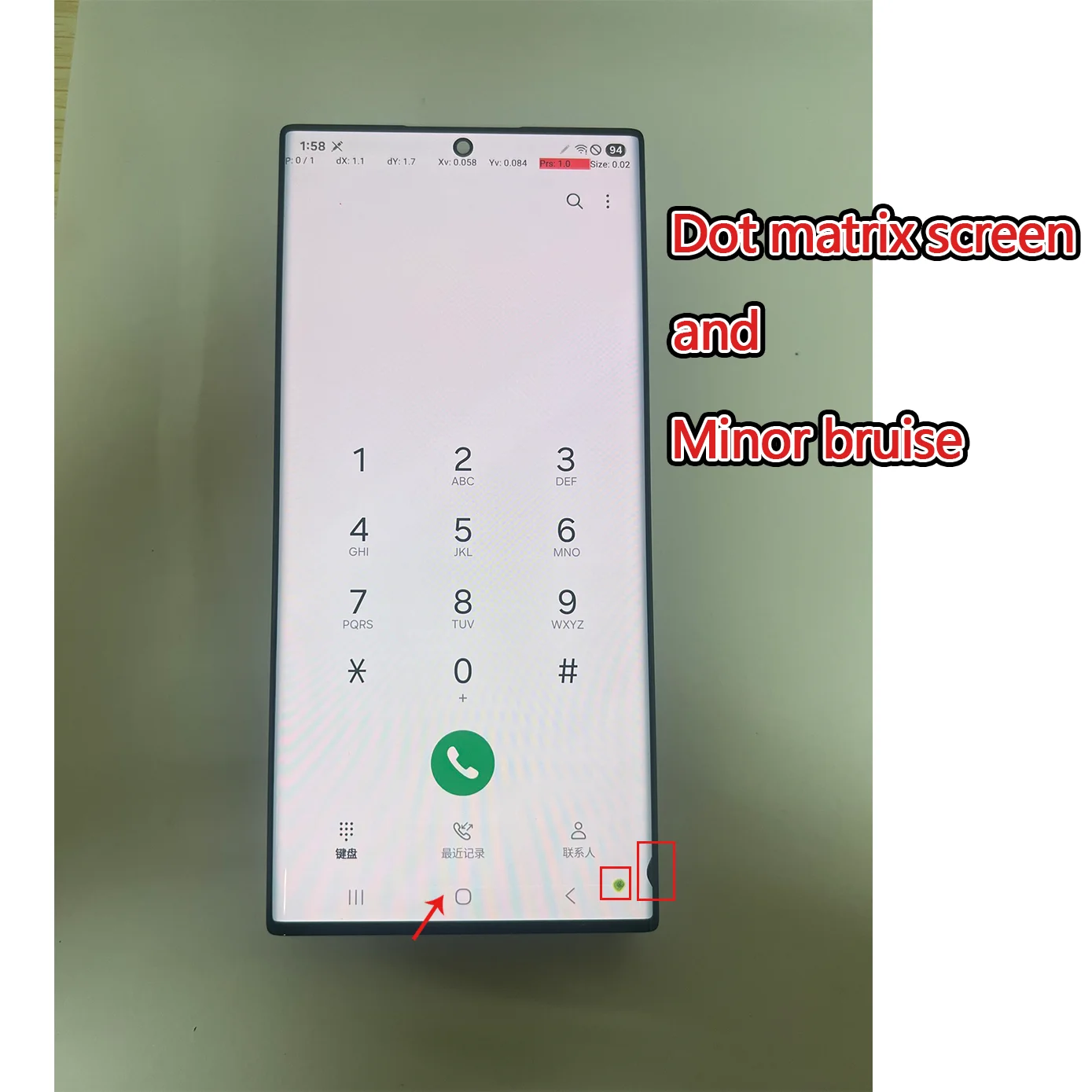 Schaduwvlekken met defecten voor S23u S918E S918B Display Touchscreen Digitizer AMOLED Kwaliteit voor Samsung S23 Ultra LCD Vervanging