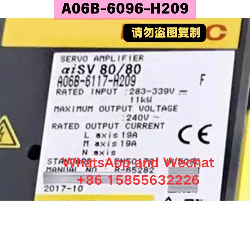 

Б/у драйвер A06B-6096-H209 Функциональный тест ОК Быстрая доставка