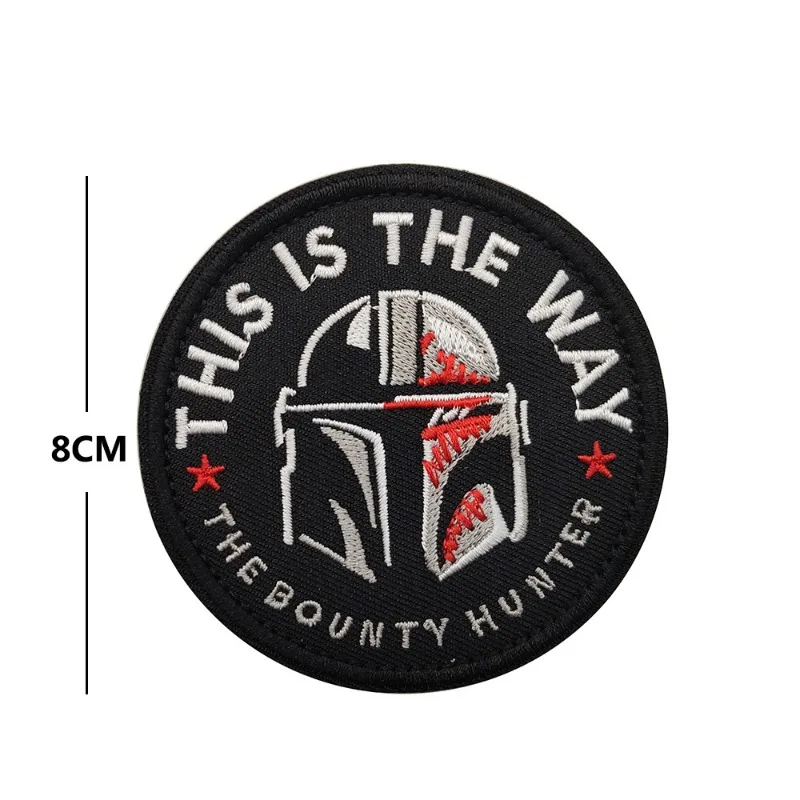 Star Wars Patch Mandalorian Embroidered Fabric Sticker Patch Clothing Iron Patch Velcro Armband DIY Clothing Decoration Clothing