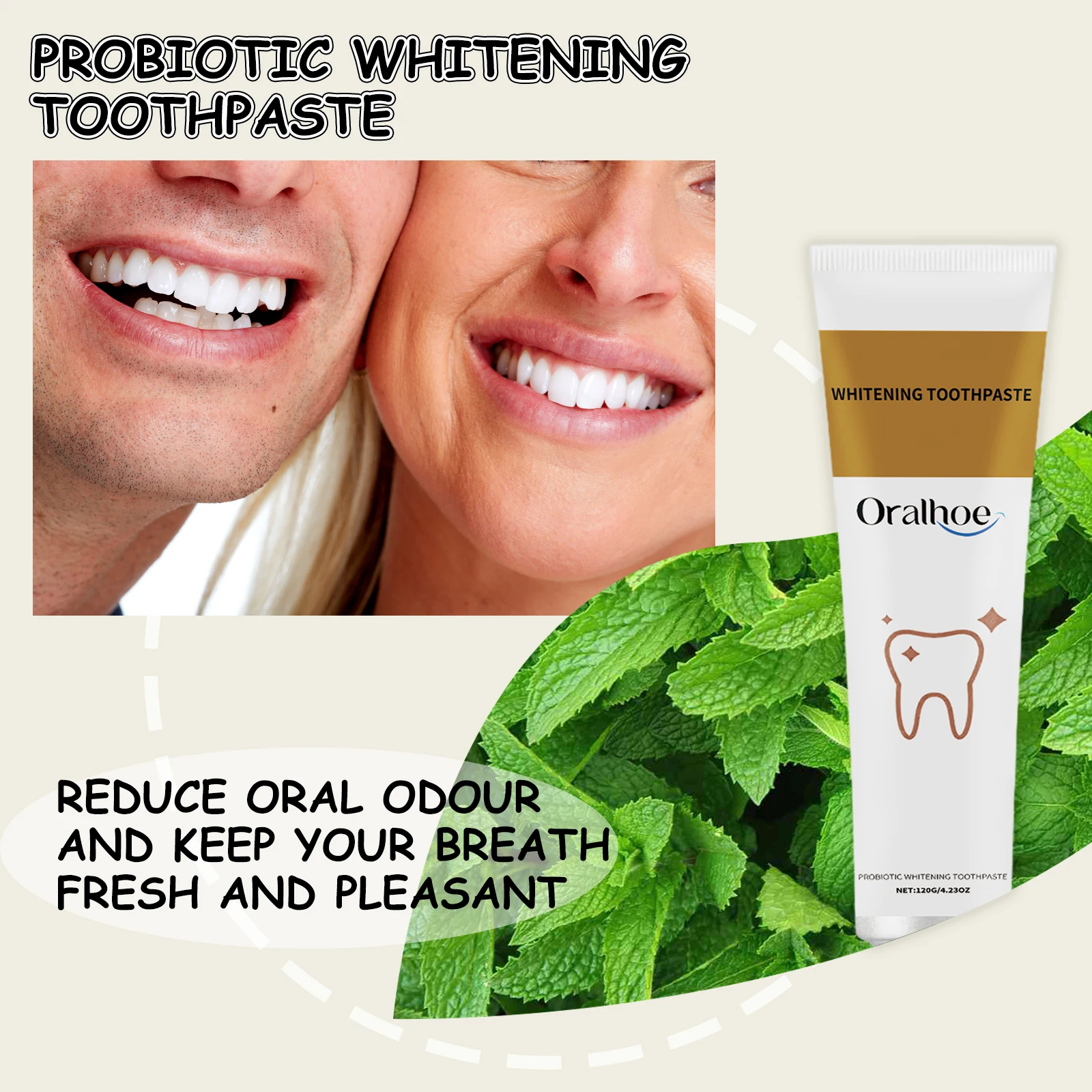 Xylitol Toothpaste Removes Yellow Tartar Cleans Oral Hygiene Freshens Breath Brightens Teeth Care Products, Corrects Tooth Color