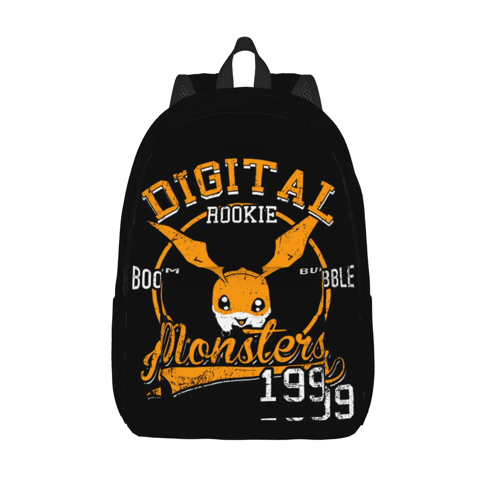 Boom Bubble Digital Monster Digimon Backpack for Men Women Fashion High School Business Daypack College Shoulder Bag Gift