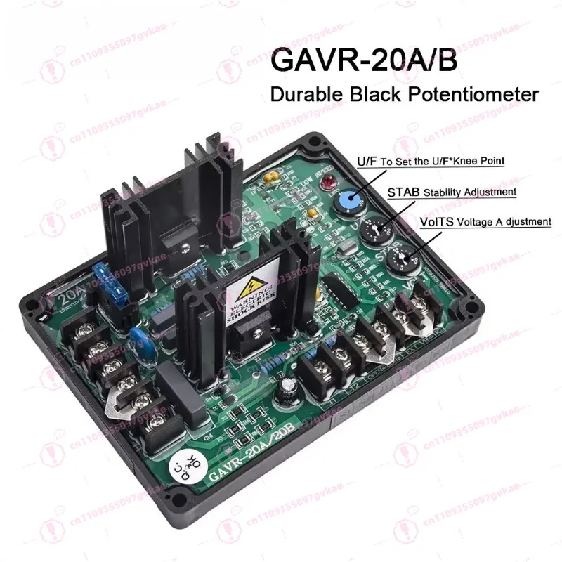 General Purpose GAVR-20A B GAVR 20A Generator AVR Automatic Voltage Regulator Continuous 10A Control Module Issued
