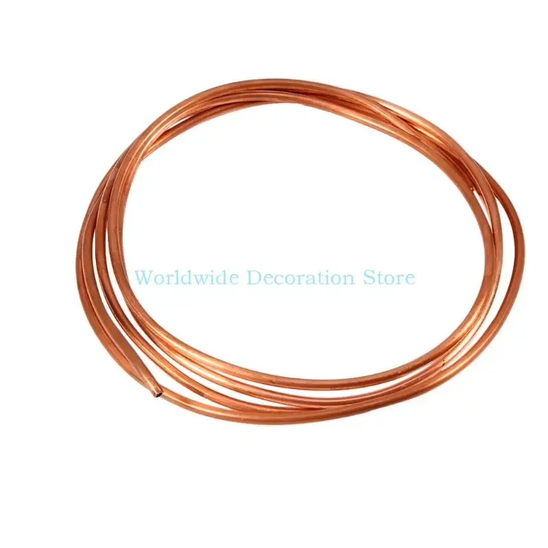 Q39B High Purity Copper Tubing Sturdy Copper Coil Tubing Soft Round Tube For Refrigerator HVAC Industrial Applications
