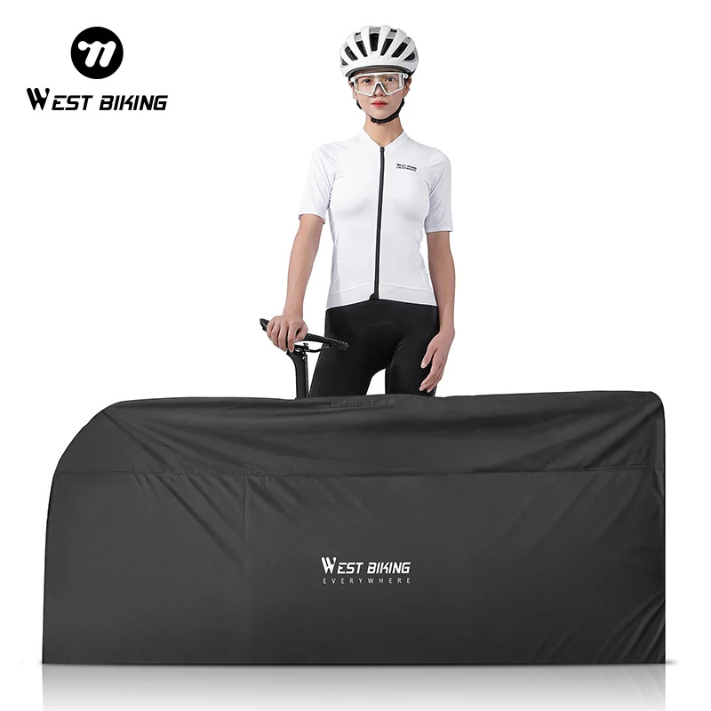 WEST BIKING 26/27.5 Inch Bike Cover Scratch Resistant Folding Bike Storage Bag Portable Carry Bag Loading Pack Bicycle Accessory