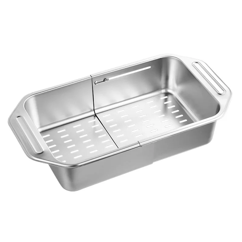 Sink Kitchen Foldable Drain Rack Dishes Vegetables 5