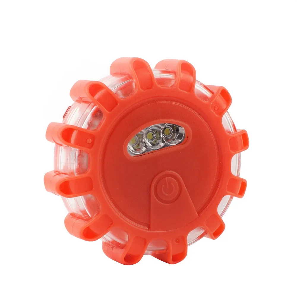 Mini 15 LED Adsorption Emergency Safety Road Flare Flashing Ride Light Warning Light Magnetic Basear Car Bicycle Lights