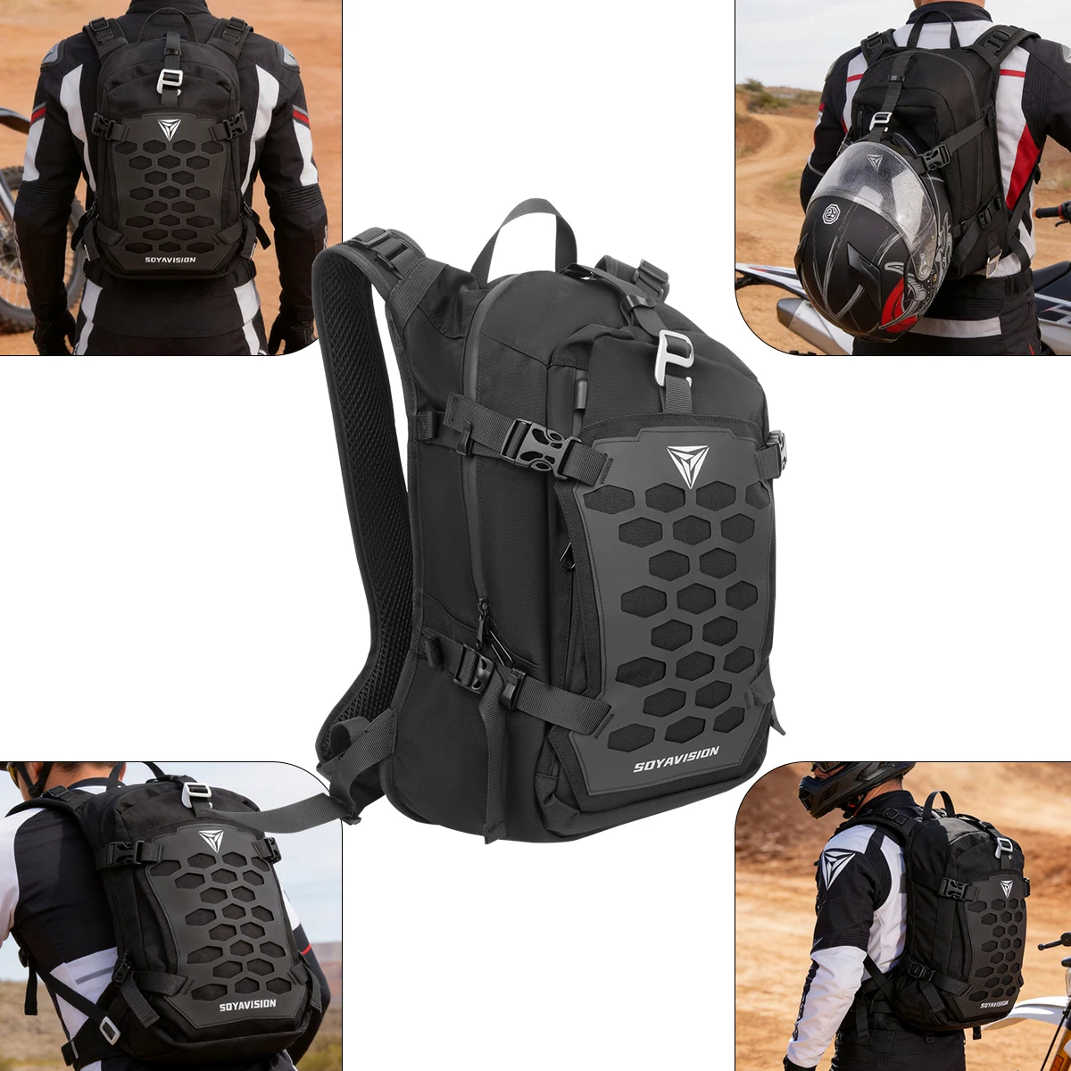 Mochila para Motocicleta KTM Adv Duke 390 690 790 890 1190 Rc, 23L, Impermeable, para Viajes, Senderismo, Campamento y Uso Diario