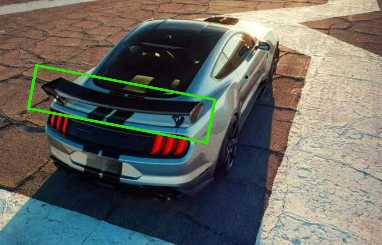 

Custom-Fit FORFord Mustang Shelby GT500 Rear Wing Spoiler Carbon Fiber 2015-2021