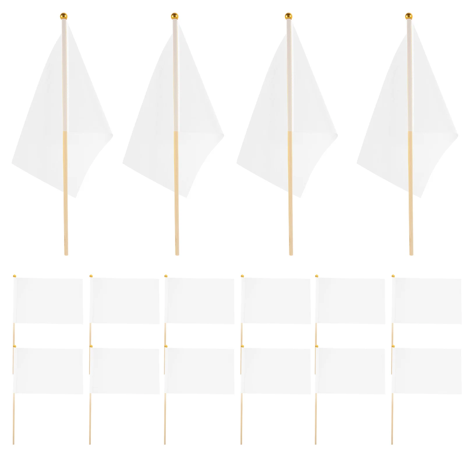 ธงผู้ตัดสิน 50 ชิ้น ธงขนาดเล็กแบบมือถือ ทำจากโพลีเอสเตอร์ ทนทานต่อการใช้งาน สำหรับการแข่งขันกีฬา ส่งสัญญาณ งานปาร์ตี้ ตกแต่ง งานผู้ตัดสิน