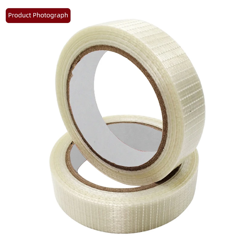 Grid Fiber Tape Toy Airplane Model Super Strong Mesh Single-Sided Tape Wear-Resistant Glass Fiber Strong Reinforced tape