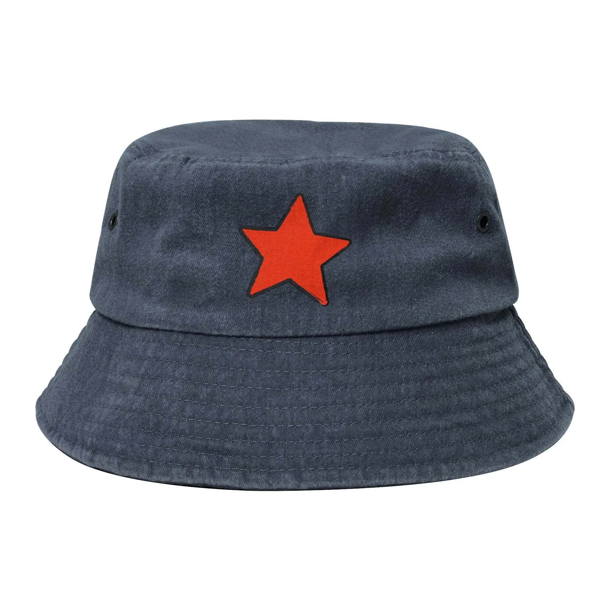 Sombrero de pescador para hombre y mujer, estilo Scott Pilgrim, con estrella, para verano, playa, plegable, para deportes al aire libre, pesca, regalo