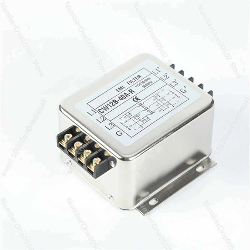 

Power Filter 220V Terminal Block CW12B-30A/40A/10a-r Three-Phase Three-Wire 380V