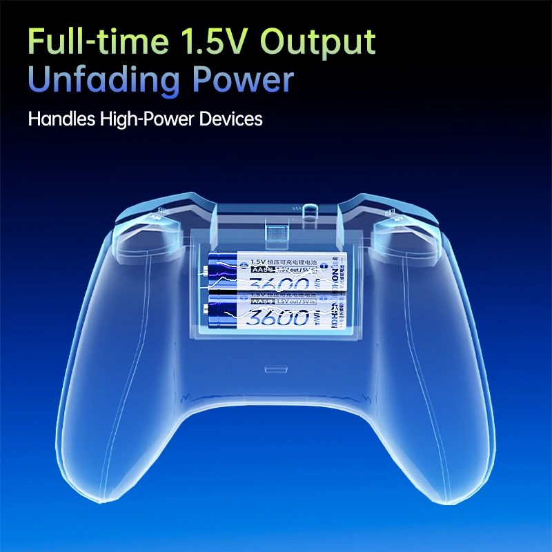 NOHON 1.5V AA 3600mWh/AAA 1300mWh 장난감 게임 콘솔 마우스 원격 제어 초인종 혈압 모니터 용 충전식 배터리