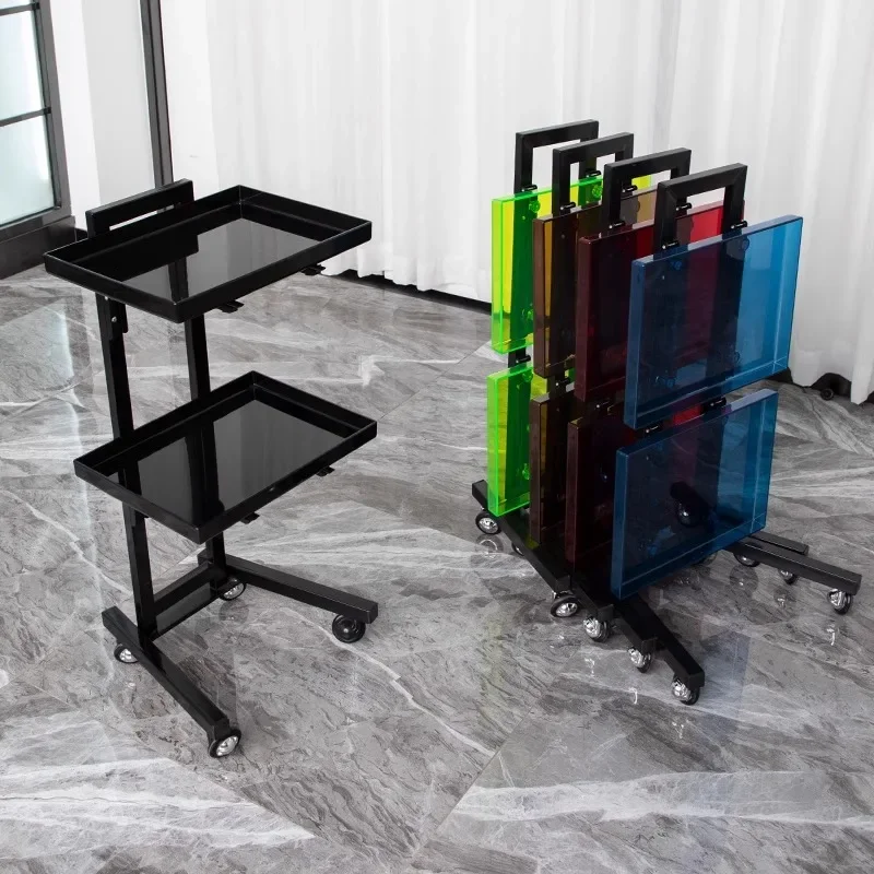 

Stainless steel beauty salon bar car Internet celebrity hair salon tools trolley hair clippers