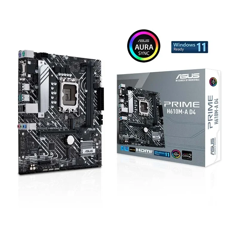 

PRIME H610M K D4 Gaming Motherboard B75 B85 B250 Computer Motherboards Lga 1700 1150 1550 PC Processor B550 H61 ATX DDR4