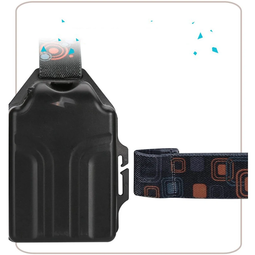 

Frogeye COB LED Headlight Headlamp Lamp Flashlight USB Rechargeable Torch Camping Hiking Night Fishing Light (Black)