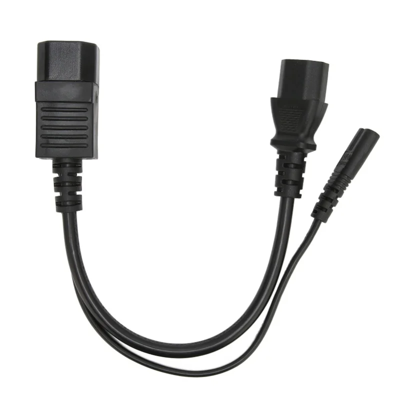 

IEC320 C14 Male To C13 C7 Female Power Cord Water Proof IEC320 Power Cable For Projectors 100-250V 32cm