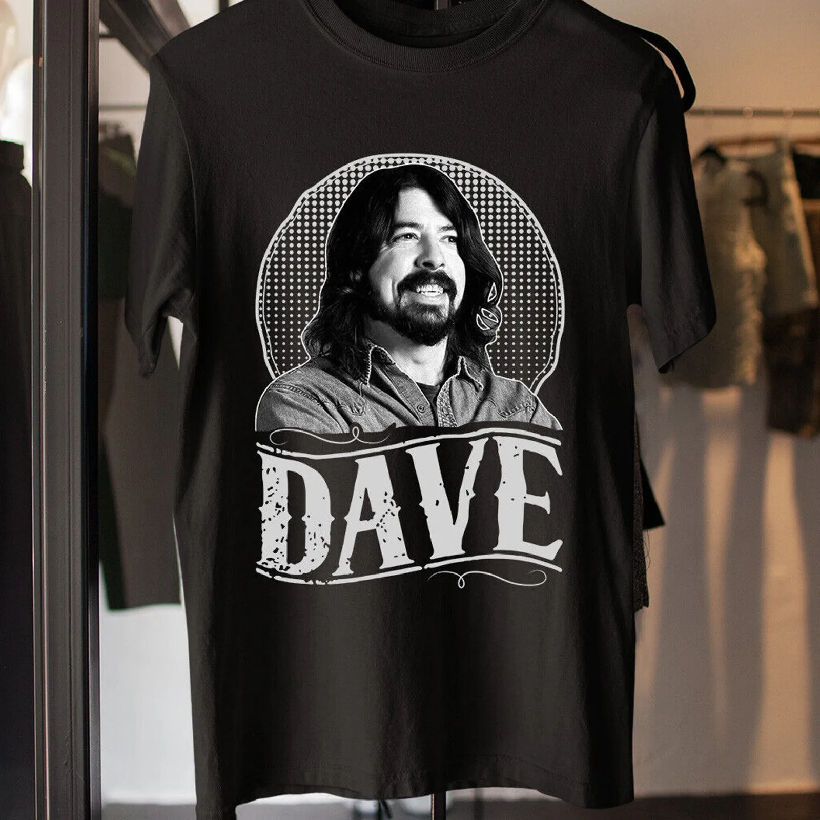 Dave Grohl HOT NEW black T shirt Cotton All sizes S 5Xl TA4888