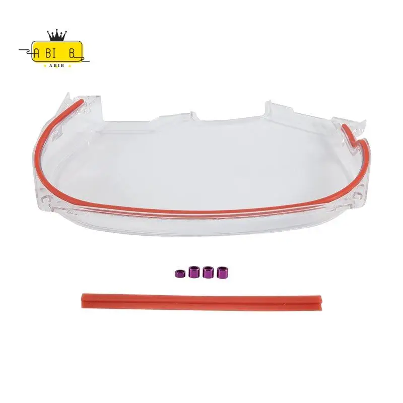 ABIB - Cache de courroie de distribution transparent pour poulie de turbo pour moteur DSM Evolution Lancer 4G63 EVO 4 5 6 7 8