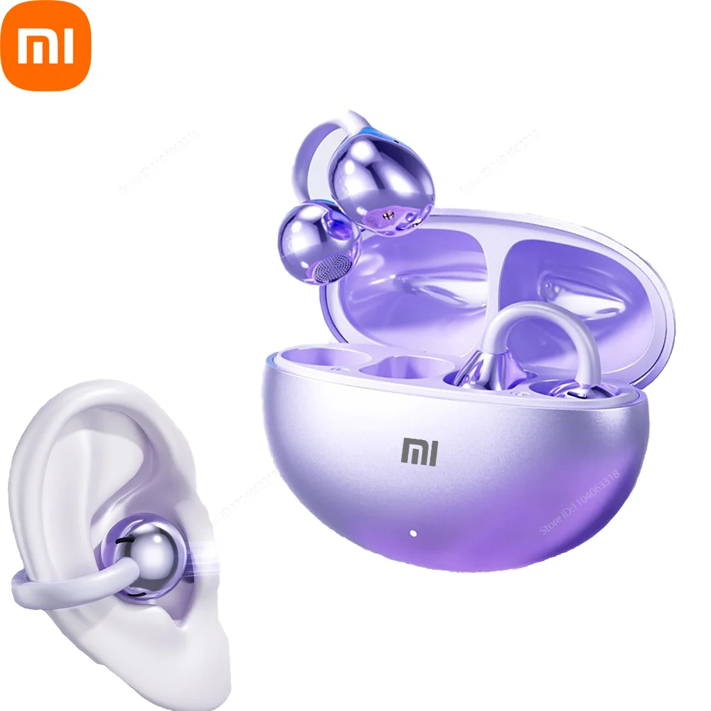 Xiaomi Open Ear Clip Earbuds ENC Wireless Bluetooth5.4 Headphone Noise Cancelling Earphone With Mic For Android iOS