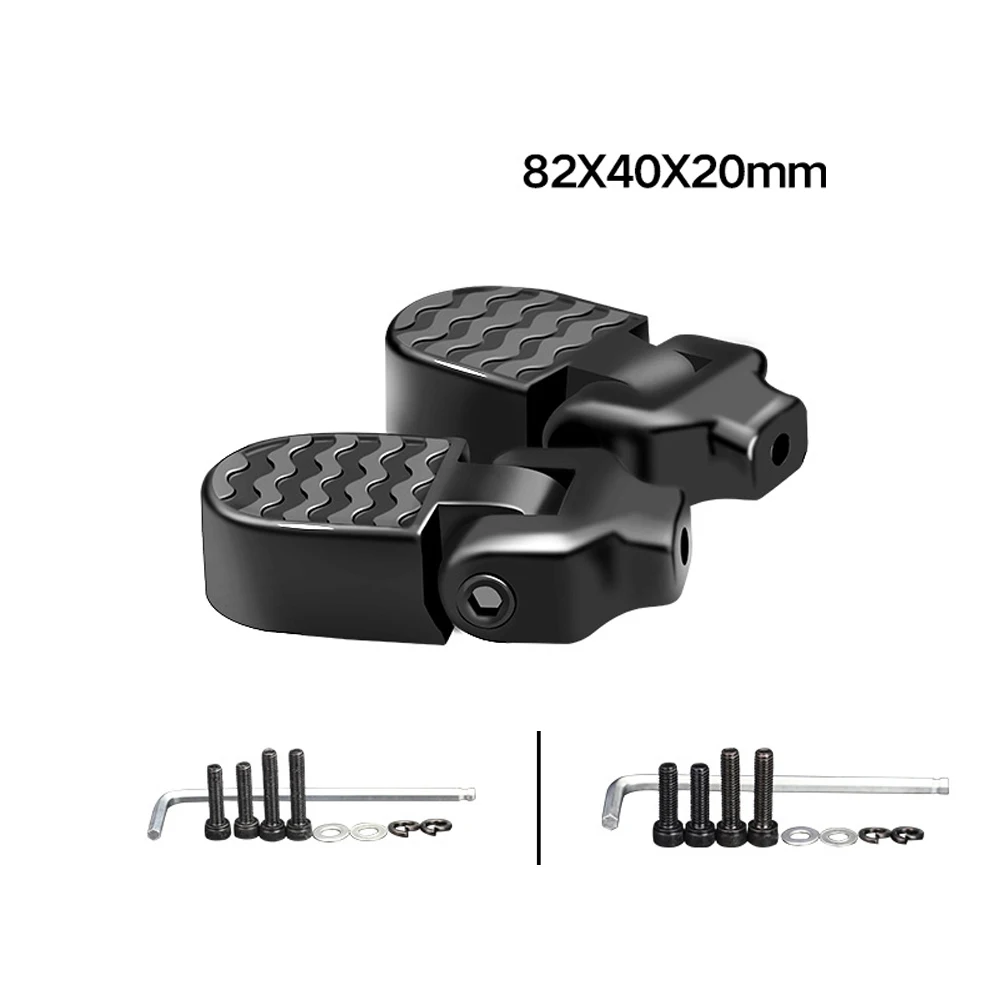 Electric Bicycle Rear Pedal Bicycle Rear Wheel Folding Pedal Electric Standing Person Universal Pole Mountain Bike Pedal