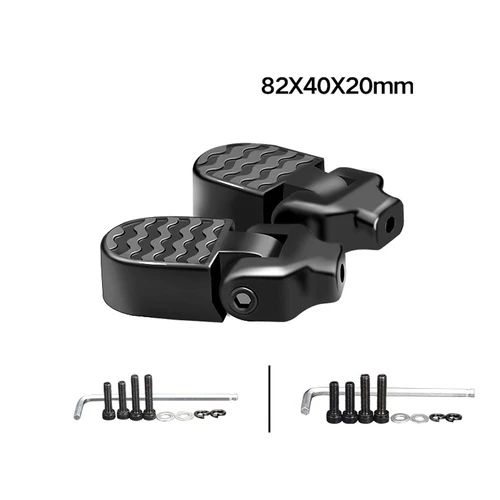 Imagen 2 del producto Pedal trasero de bicicleta eléctrica, rueda trasera de bicicleta, Pedal plegable, persona eléctrica de pie, poste Universal, Pedal de bicicleta de montaña