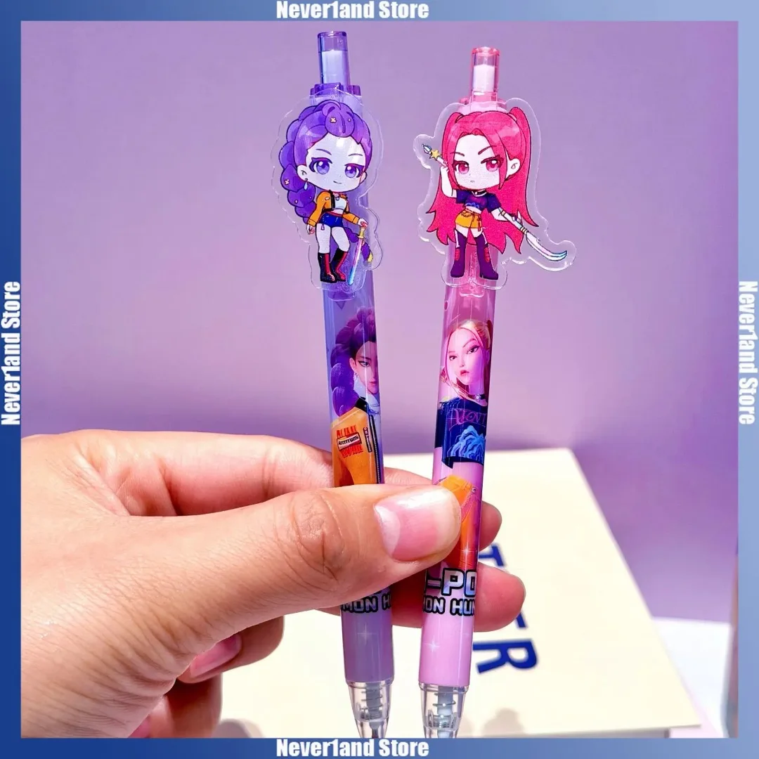 6/12/18 Piece  Anime Hunter Gel Pens Rumi Mira Zoey Saja Cartoon Pens School Writing Drawing Supplies view 4
