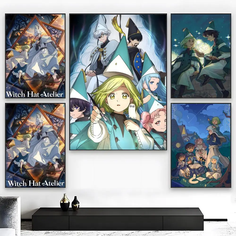 ANIME W-Witch Hat Atelier Poster Wall art print art suitable for living room bedroom bar parlor home decor gift