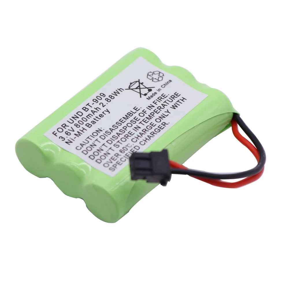 Akumulator Ni-MH 3,6 V 800 mAh do uniden BT-909 BT909 3 * AAA 3,6 V NI-MH do zabawek RC Części zamów bezpieczeństwa do zabawek elektrycznych RC