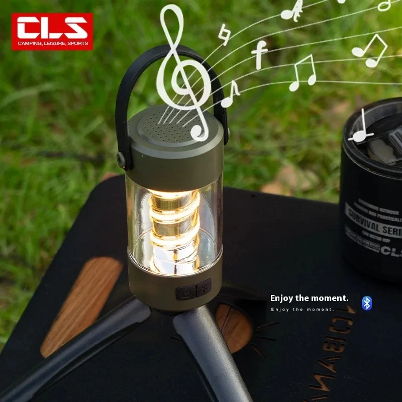 

CSL Outdoor Camping Special Bluetooth Speaker Ambient Wireless Large Volume Small Portable Camping Outdoor Tent Light